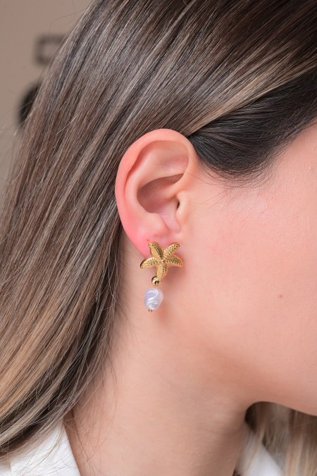 حلق مريم ذهبي