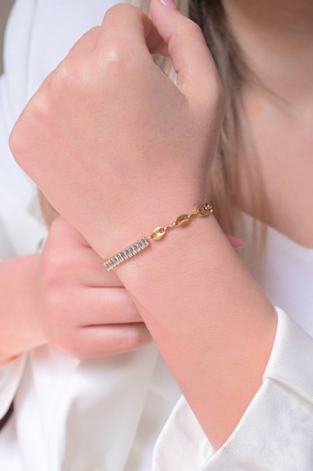 اسواره ذهبي مع زركون