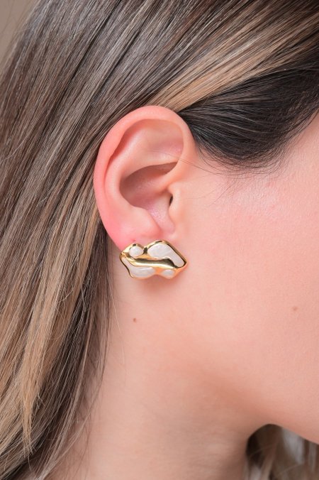 حلق مريم بيج مع ذهبي