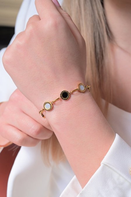 اسواره بولجاري رفيع ابيض مع اسود