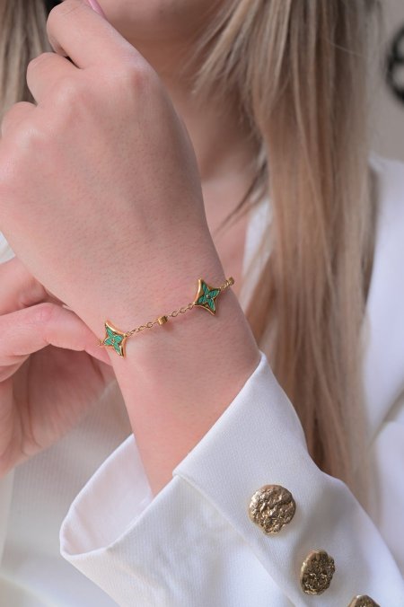 اسواره فان كليف رفيع ذهبي مع اخضر