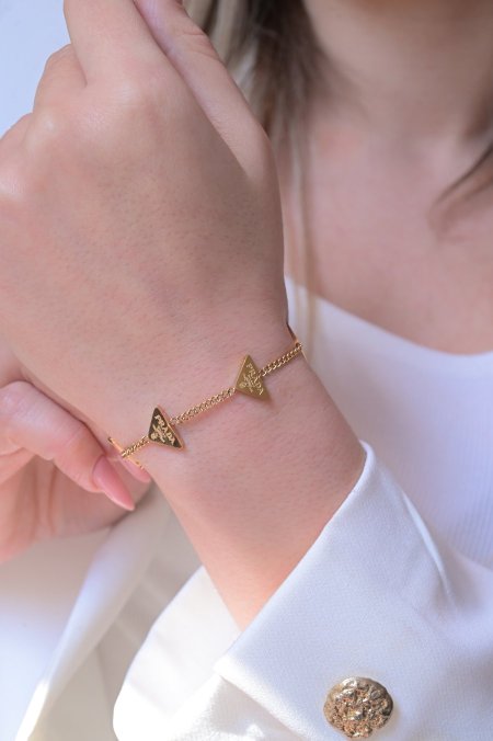 اسواره رفيع PRADA `ذهبي