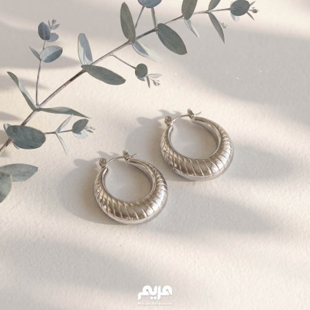حلق مريم فضي مجدول